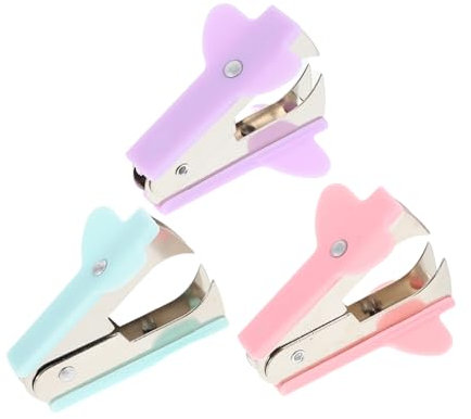 3Stücke Heftklammerentferner Entklammerer und Werkzeug für Büro Schule und Zuhause Langlebig und Vielseitig Einsetzbar