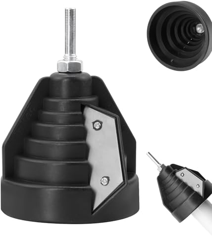 MISIQIMA Rohrentgrater, Handentgrater, Schwarz Hochleistungs Rohrfräserrohr, Kunststoffrohr Fasenwerkzeug für Rohre mit Durchmessern von 20, 25, 32, 40, 50 und 63MM
