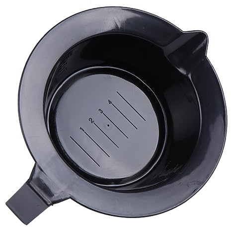 LRXIYODE Kit De 4 Bols De Teinture Pour Cheveux Plastiques Poignée, Anti-statique, Taille Moyenne, Pour Salon Et Usage Professionnel