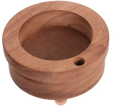 IWOWHERO Portavasos de Madera Dispensador de Vasos Desechables Almacenamiento para Portavasos Estante de Exhibición de Tazas de Madera para Fiestas Decoración para Oficina Cafetería y Baño