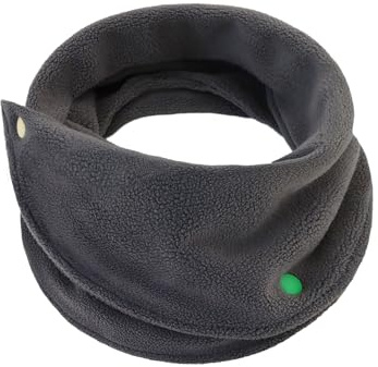 NASULAR Toddler Girls Soft Neck Warmer Baby Boys Winter Scarf Kids Warm Round Scarves (A-dark grey, One Size)
