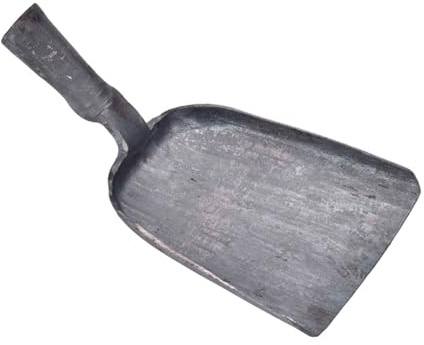 ULTECHNOVO Pala De Carbón Forjada a Mano Pequeña Acero Resistente Pala Para Ceniza Doméstica Multiusos Limpieza Fogatas Hogar