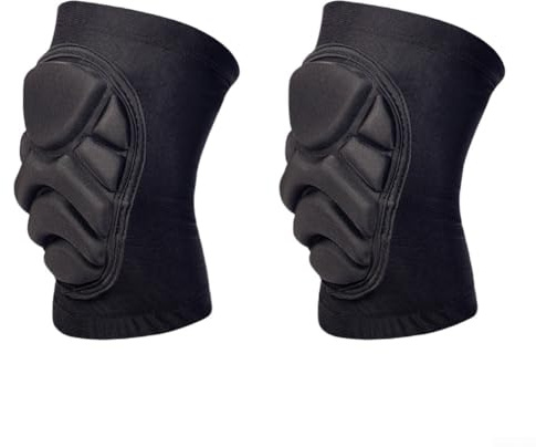Pantalones cortos protectores de coxis y cadera con EVA prensada con calor para principiantes que aprenden a esquiar y patinar sobre hielo (rodilleras S)