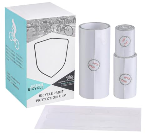 Fahrradfolien für Rahmen, transparente PVC-Folie, kratzfeste Folie, Kettenstrebenschutz, für Kettenstrebe, Gabelkette, Rennrad, Farbe, Radfahren, Garage