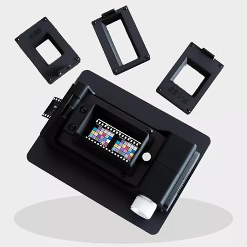Scanner portatile per pellicole e diapositive, con luce LED e supporto per pellicole 120/135, adattatore per la digitalizzazione e la copia di diapositive e negativi; scansiona e salva vecchie pellico