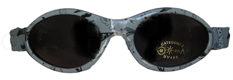 Banz Bubzee Baby Sunglasses - Wrap Around Newborn & Toddler Sunglasses 0-24 Months, 100% UV Eye Protection - Shatter-Resitant Flexible Frame with Strap - Baby Travel, Beach & Holiday Essentials