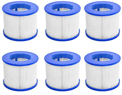 CosySpa Ersatz Whirlpool Filter | hochwertiger Filterkartusche für Whirlpool als Standard oder Einschrauben erhältlich | Einzeln, 6er- oder 12er-Set erhältlich (6er-Set, Einschrauben)