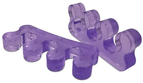 Yoga-Zehenspreizer und Zehenspreizer für Yoga-Zehen, stoppt Fußschmerzen und steigert die sportliche Leistung, Violett, 1 Paar