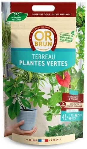 OR BRUN Terreau plantes vertes 4l