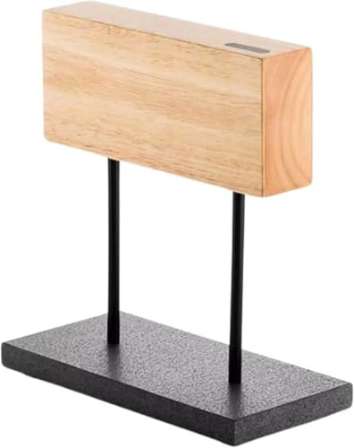 Style de Vie Bloc à couteaux - Magnétique - Bois de chêne