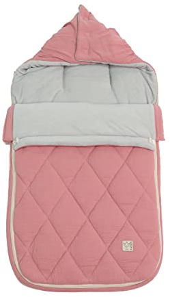 KAISER 65784491 ANNY Sommer Fußsack Perfekt für warme Tage geeignet 6-36 Monate Fb. birdal rose