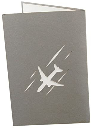 Operitacx 3d Flugzeug Geburtstagskarte Pop up Grußkarte Kreative up Karte Für Geschenke Handwerkskunst Geburtstagsgeschenk Für Freunde Und Familie