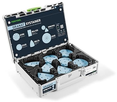 Festool slipmedel-Systainer³ SYS-STF D90/V93 GR-set granat