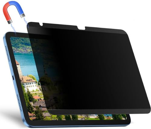 Sichtschutz-Displayschutzfolie für iPad Pro/Air 11/13 Zoll 2024, Anti-Spion, matt, Anti-Fingerabdrücke, magnetische Befestigung, Displayschutzfolie, kratzfest, blasenfrei (For iPad Air6 11inch(2024))