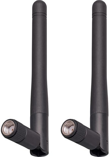 ACONRFTOL Dual Band WiFi Antenna 5dBi High Gain 2.4GHz 5.8GHz WiFi Antenna RP SMA Male Wireless Antenna PC for WiFi Card, Wireless Router, Wireless Network Card, WiFi Booster, PCI, IP Camera