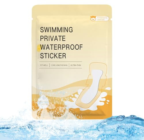 Menstrual Pads for Swimming Panty Liners for Easy to Stick and Tear Off Waterproof Skin-Friendly Period Pads Swimming Water Sports Bathing Water Activities