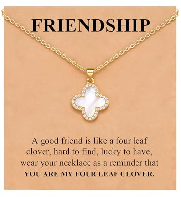 BxkSky Best Friend Friendship Necklace Gifts for Women Birthday Christmas Galentines Valentines Day Gifts for Friends Woman Female Bff