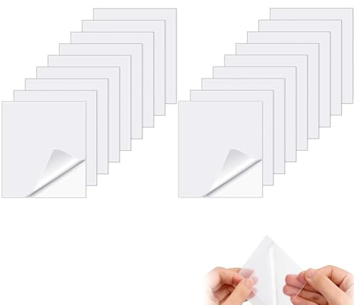 20 Piezas Parches Autoadhesivos Impermeables de TPU,Kit de Reparación de Parches Inflables de TPU Transparentes para Sofás,Piscinas Hinchables,Luftmatratzen,Schwimmreifen Carpas,Inflables Kayak
