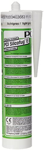 1x Silikon PCI Silcofug E Lichtgrau 310 ml - Widerstandsfähig gegen Witterungseinflüsse und UV-Strahlen