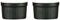Kabalo Souffle Dessert, Pudding, Snack, Muffin, Cupcake & Crème Brulee Bowl Set Of 2 Black Kitchen Ceramic Ramekin Dish