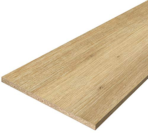 FORESTEA Tablette mélaminé Chêne Nature 1200 x 300 x 18 mm - PEFC 75%