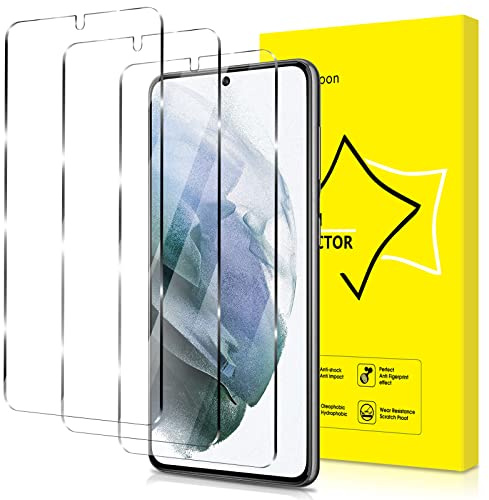 GiiYoon 3 Stück Panzer Schutz Glas für Samsung Galaxy S21, HD Displayschutzfolie, 9H Härte, Anti- Kratzer, Bläschenfrei, Ultrabeständig