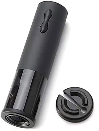 NCRD Abre de Vino eléctrico con Cortador de lámina - abridor de Botellas de Vino automático de Acero Inoxidable - para el hogar, la Bodega, la Fiesta y como Regalo