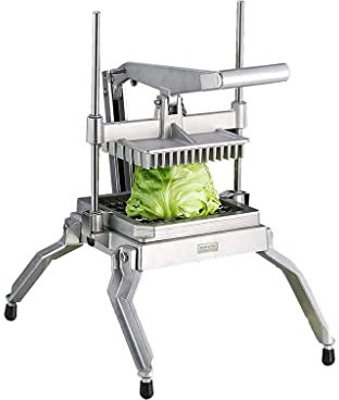 Taglia Patate Fritte Taglia Patate Fritte Professionale, Taglia Verdure Commerciale in Acciaio Inossidabile Taglia Patate con Base di Aspirazione Antiscivolo E Manico Cippatrice (C