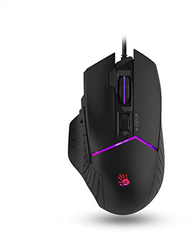 W95 Max Souris de Jeu Filaire pour Bloody,Souris avec lumière LED RGB,8 Boutons programmables,W95Max Souris de Jeu pour Ordinateur Portable PC Gamer,Max 12000 CPI