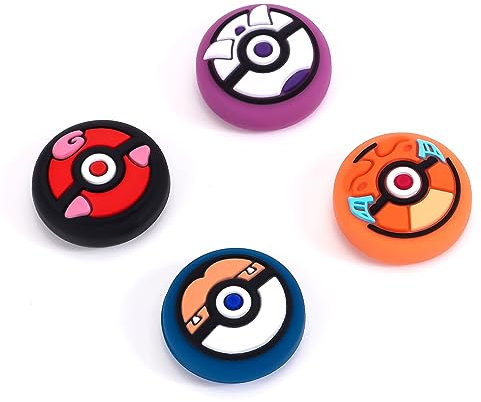 DLseego Thumb Grips Cap for Switch,Analog Switch Button Caps,Joystick Cover Silicone Stick Caps Compatible for Switch Lite&Switch OLED Joy Con,Blue and Orange