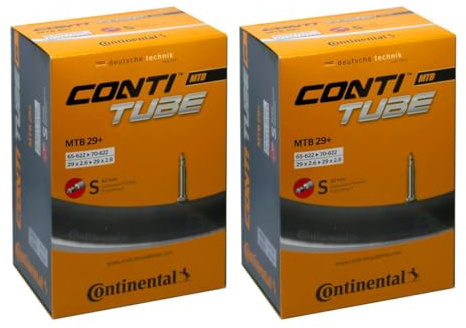 Continental MTB 29+ (29 x 2,6-2,8 Zoll) Presta-Ventil Fahrradteile Schlauch (2 Stück)