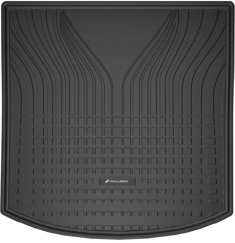 WALSER Premium Kofferraumwanne für VW Touran (1T1, 1T2) 02/2003-2010, 100% passgenaue Kofferraum Schutzmatte - Made in EU, robuste Antirutschmatte Auto, Antirutschmatte Kofferraum
