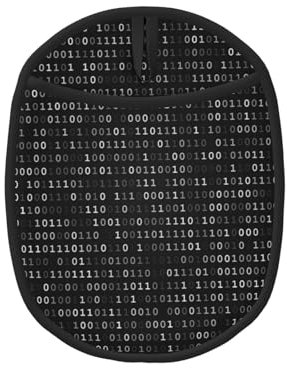 Code de Programmation Noir Noir, Maniques, maniques résistantes à la Chaleur, maniques de Cuisine en Silicone antidérapantes