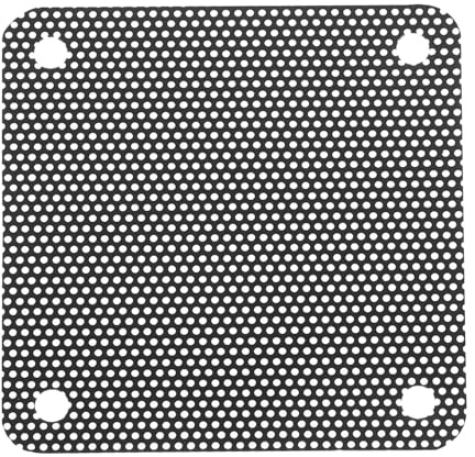 sourcing map 10PCS PC Dust Filter, 50mmx50mm PVC Computer Case Cooler Dustproof Mesh Cover Fan Grills for Computer Chassis Speaker, Black