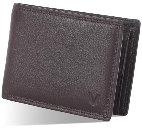MAGATI Wallet Il Toro (Braun) – Hochwertiges Leder Herren Portemonnaie mit RFID-Schutz – Geldbörse mit 11 Kartenfächern, Zweifachem Scheinfach, Einkaufswagenlöserfach und XL Münzfach