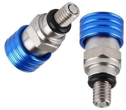 Motorrad Gabelentlüfter Für TTR250 WR250 WR250F Motorrad-Gabel-Entlüftungsventile(Blau)