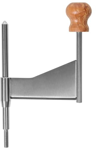 FELTECHELECTR Rallador De Queso Manual Giratorio Acero Inoxidable Corte Fino Mango Madera Resistente Para Cocina Hogar Utensilio Para Rallar Queso y Verduras