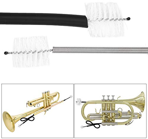 RASTKY Waldhorn und Pflege – Waldhornbürste, Seilbürste, Musikinstrumenten-Werkzeugset – Wartung von Blechblasinstrumenten