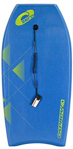 Osprey 101,6 cm Bodyboard für Jugendliche und Erwachsene, leichtes Deck Boogie Board mit Leine, robuster Kern zum Surfen & Bodysurfen, Blau