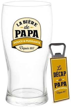 STC Coffret Verre À BIÈRE Papa