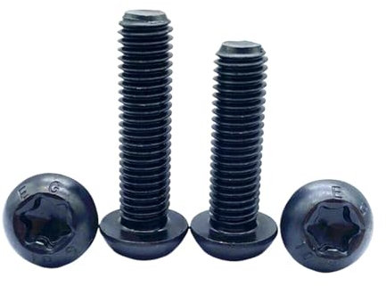 NUZBCPETR Torx-Schrauben aus Stahl mit Rundkopf(M10 x 1.5 x 30mm)