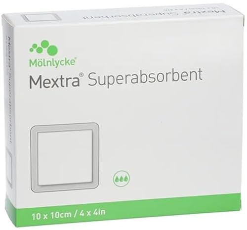 Mextra Superabsorbent Wundauflage 10 x 10 cm, 10 Stck.