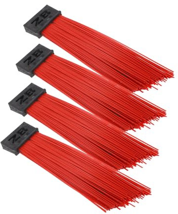 FELTECHELECTR Convenient Broom Head Upgrade Kit 4 Pack Universal Push Broom Accessory for Outdoor Pavement and Street Sweeping