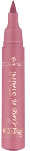 Essence Cosmetics Line N' Stain, Lápiz De Labios Tattoo, De Larga Duración, Definir, Efecto Tinte, Color Intenso, 2.5 ml