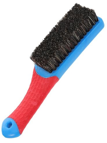 CVUTOVO Brosse De Nettoyage IntéRieure Automobile Multifonctionnelle avec Poils Doux pour Tissu Cuir Et Tapis De Voiture Outil Pratique pour Enlever Poils Et PoussièRe