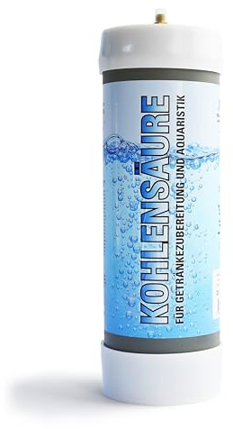 CREAMWHIP CO2 Einwegflasche 2000g Lebensmittelqualität E290, Einwegflasche mit M11x1 für Wassersprudler