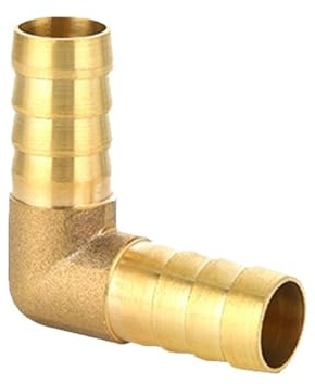 1pc 8/14/16/19/25mm Hose Copper Pagoda Water Tube Fittings Brass Barb Pipe Fitting Elbow Tee L-Shaped Pagoda Connector(8mm)