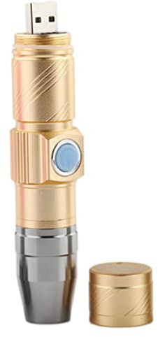 Mini lámpara UV para uñas, secador de uñas LED portátil, luz de curado, linterna, herramientas de manicura artística, esmalte dorado