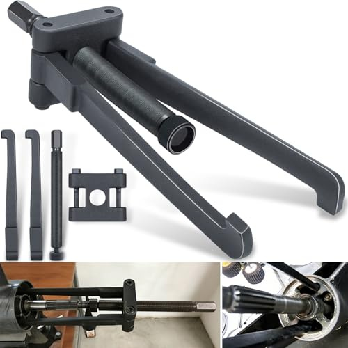 Camoo Lower Bearing Carrier Puller for Yamaha, Johnson, Evinrude, Mercury, Honda, Mercruiser, Fit Most Gearcases 115hp and Above with Adjustable Arms Upgrade