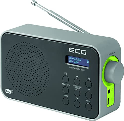 ECG RD 110 Radio Dab+/FM, Noir, sélection Alarme : Signal/Radio